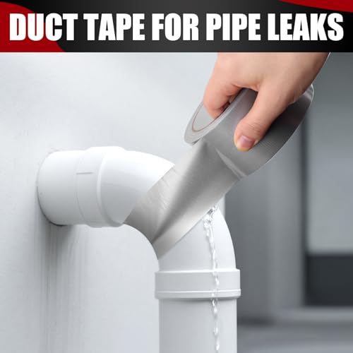 Navona 20 Pack Heavy Duty Duct Tape, 2 Inch x 66 Ft Gray Waterproof Multipurpose Tape, Strong Adhesive No Residue, Easy Tear by Hand for Home & Outdoor Repairs