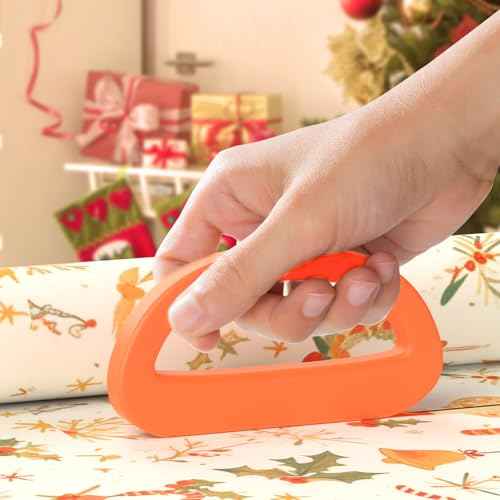 Dual Ended Wrapping Paper Cutter 2-Pack | Effortless Gift Wrap Cutter Slider for Christmas, Birthdays & Holidays