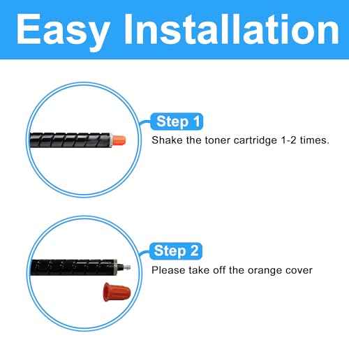 LCL Compatible Toner Cartridge Replacement for Canon GPR-36 GPR36 3782B003AA C2020 C2030 C2025i C2220i C2220L 2225i C2230i C2020i C2025 C2030i C2030L C2030Li C2220 C2020L C-EXV34 (1-Pack Black)
