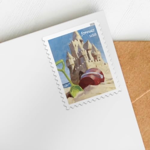 USPS Forever Stamps - 20 Seaside Beach Scenes Collectible Booklet