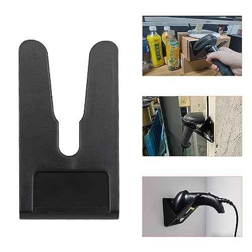 Universal Barcode Scanner Holder, Barcode Scanning Holder, Barcode Reader Rack Bracket Wall Mount Accessiors Fit for Most Scanner Barcode Scanners Label Readers (5pcs-Style H)