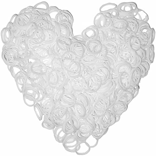 Yowamho 900 Pcs Loom Rubber Bands Refill - White