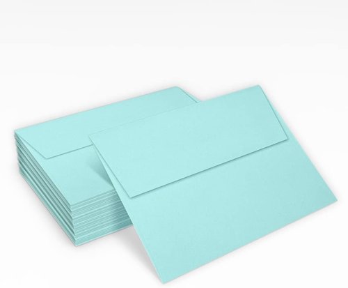 LUXPaper A7 Invitation Envelopes - Peel & Press | 5.25" x 7.25" | Seafoam Blue | 80lb Text | 500 Count