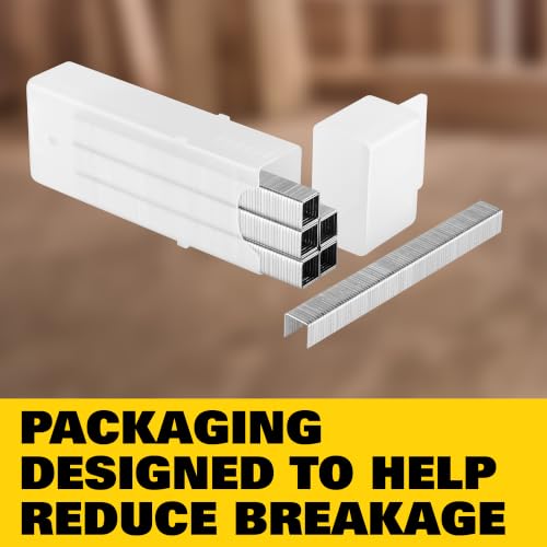 STANLEY TRA706T 3/8 in Heavy-Duty Narrow Crown Staples, 1000-Count (Fits TR1/TR2/TRE5, Arrow T-5)