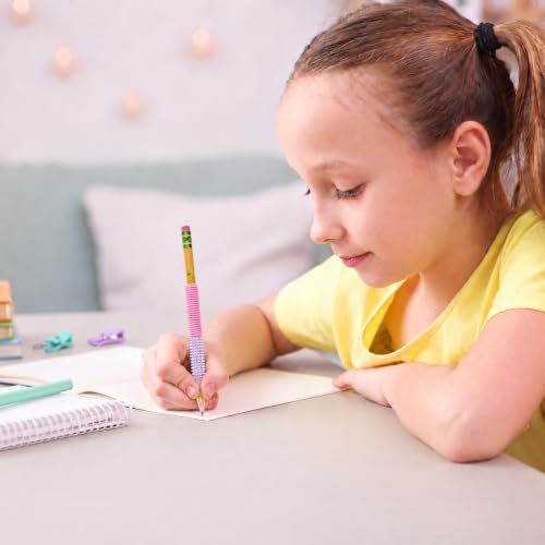 Yasest Macaron Sensory Pencil Grips for Kids & Adults - 24 Pack ADHD & Stress Relief