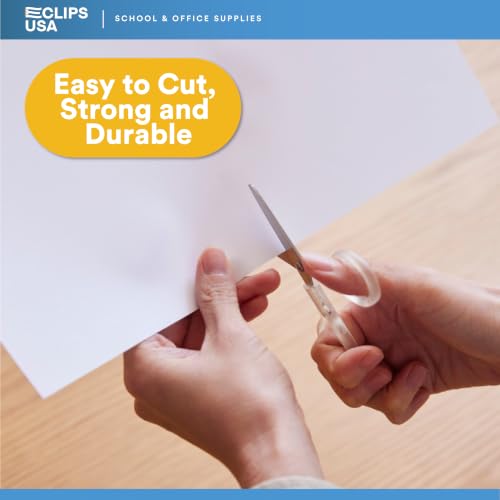 E-CLIPS USA White Poster Board 22x28 Inches Bulk Pack of 100 - Classroom & Arts