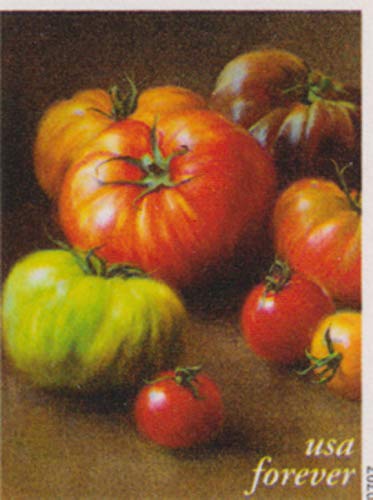 USPS Forever Stamps Booklet of 20 Fruits & Vegetables Art Collection