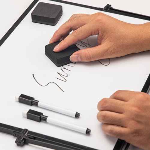 OWLKELA 30 Pack Whiteboard Eraser for Kids and Adults, Washable and Reusable Magnetic Whiteboard Eraser for Cleaning Dry Erase Markers on Magnetic Soft Whiteboard, Glass Whiteboard and Dry Erase Board