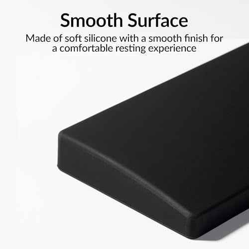 Keychron 12.48" Silicone Wrist Rest for 75% Compact Mechanical Keyboards, Ergonomic Palm Support with Full Honeycomb Non-Slip Base, Compatible with K2/K2 Pro/K2 Max/K2 HE/K6/K6 Pro/K6 HE