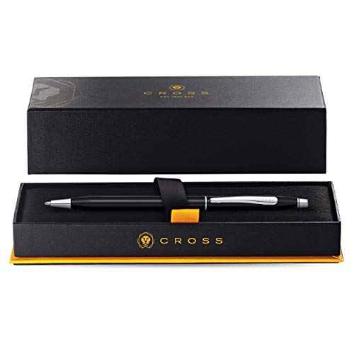 Cross Classic Century Refillable Gel Ink Rollerball Pen, Fine Rollerball, Includes Premium Gift Box - Black Lacquer