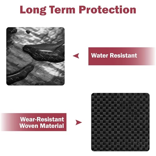 Lumintrail Mobile Flex Bottom Board Mobile Home Underbelly Wrap Repair | 48" x 14ft | Durable Polyethylene Vapor Barrier | with 4" x 108ft Flex Mend Bottom Board Repair Tape a Keychain Light