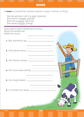 Big First Grade Workbook for Reading, Math & Skills - 320 Pages