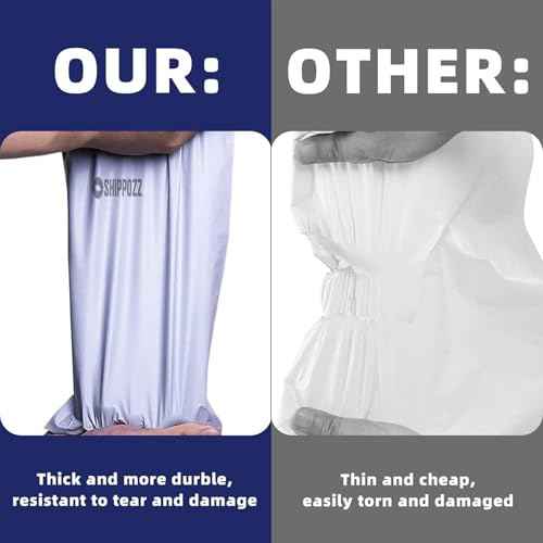 10 x 13 100pcs Shippozz Poly Mailers ? Durable Shipping Envelopes with Strong Adhesive Seal, Waterproof and Tear-Resistant Design ? Ideal for Clothing, Books, and Accessories