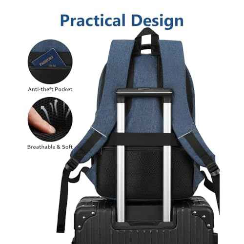 17,3 Inch Laptop Backpack for Men,School Bookbag for Teens Boys with USB Port for College Business