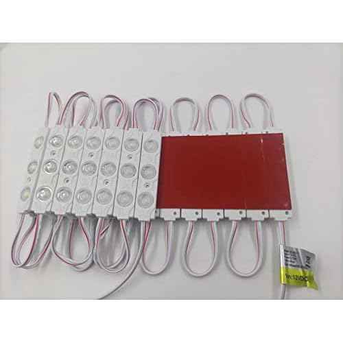 Blue LED Module DC12V 0.72W Decorative Tape Light with Lens for Lightbox Letter Advertising Signs with Tape Adhesive Backside (200pcs Pack)