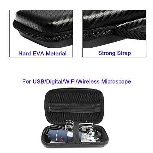 Ninyoon Original USB Microscope Carrying Case Bag WiFi & USB Digital Microscope, Also Compatible with Other Brands Handheld Scope