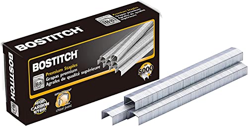 Bostitch 1/4 Inch PowerCrown Staples - Pack of 20,000 for Heavy-Duty Stapling