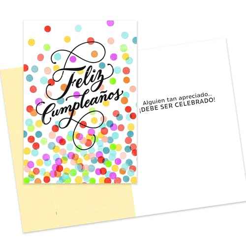 Hallmark Business Bulk 25 Pack Assorted Spanish Birthday Cards for Employees & Customers (Feliz Cumplea?os), 5 x 7 Cards, Message Inside, Envelopes Included