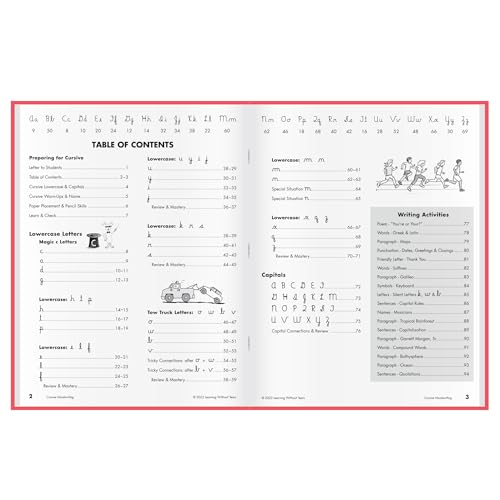 Learning Without Tears Cursive Handwriting Workbook for 3rd Grade+ - Student Workbook