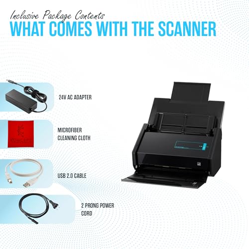 Fujitsu ScanSnap IX500 Duplex Document & Receipt Scanner USB 3.0 for Mac/PC
