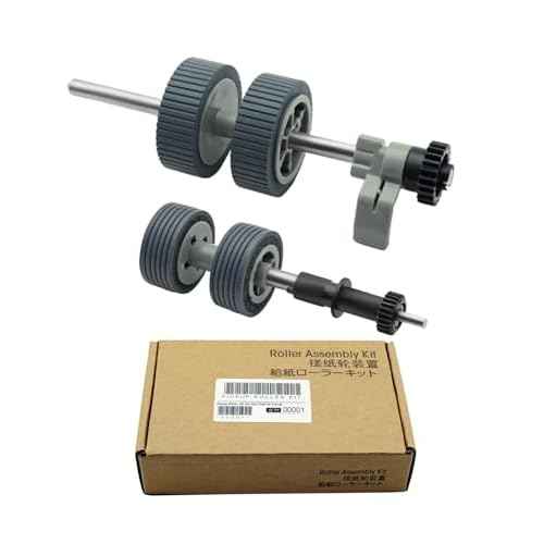 2025 New PA03540-0001 Brake Roller and PA03540-0002 Pick Roller with Shaft Scanner Part Fits for Fujitsu Scanner Fi-6130 Fi-6130Z Fi-6140 Fi-6140Z Fi-6230 Fi-6230Z Fi-6240 Fi-6240Z Fi-6125 Fi-6225