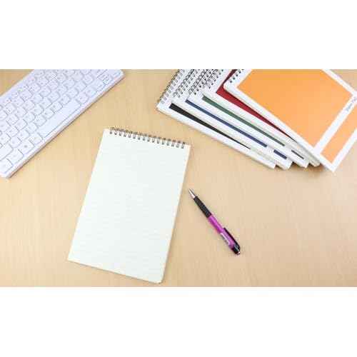 Top Spiral Steno Pads,6 Pack Notepads 6x9 Inches,80 Sheets White Paper Gregg Rule Steno Notebooks for Writing Notes in School, University, College, Office
