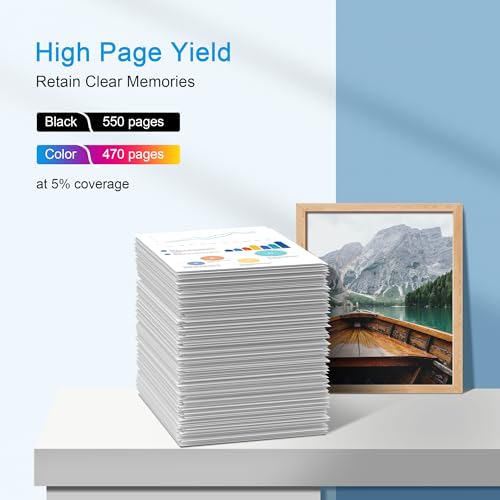 202XL Ink Cartridges Remanufactured Replacement for Epson 202 XL 202XL T202XL High Yield to Use with Workforce WF-2860 Expression XP-5100 Printer (2Black, Cyan, Magenta, Yellow 5 Pack)