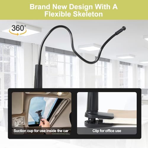 Office Desk Shade and Cubicle Shade: Blocks Light, Glare, and Disturbances. Professional, Adjustable Working Office Cubicle Accessories. Black