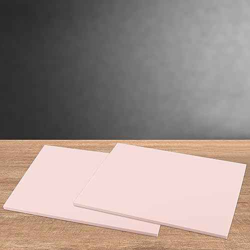 5 PCS Pink A4 Rubber Carving Blocks, 8.3 x 11.8 Inch Large Stamp Carving Blocks, Soft Rubber Stamping Block, Linoleum Blocks for Printmaking, Engraving Crafts