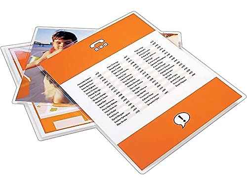 GBC Laminating Sheets, Thermal Laminating Pouches, Letter Size, 10 Mil, Speed Format, EZUse, 50 Pack (3200599)
