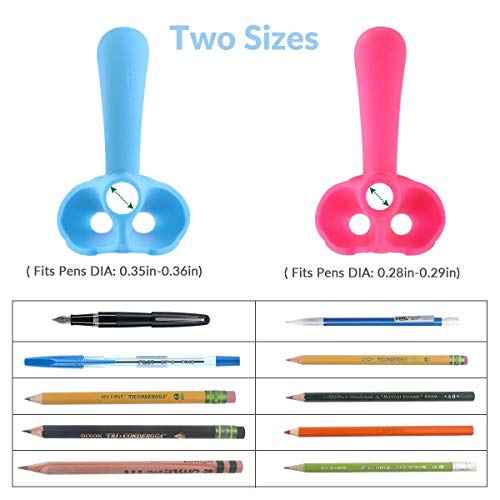 Firesara training grips for pencil, Original Training Grips Puppy Design Posture Correction for Kids Preschoolers Children Adults Special Needs Handwriting Aid for Lefties or Righties (3PCS)