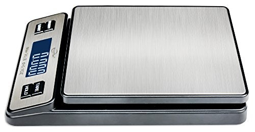 Weighmax W-2809 90 LB Digital Postal Scale with Stainless Steel Platform, AC Adapter Included
