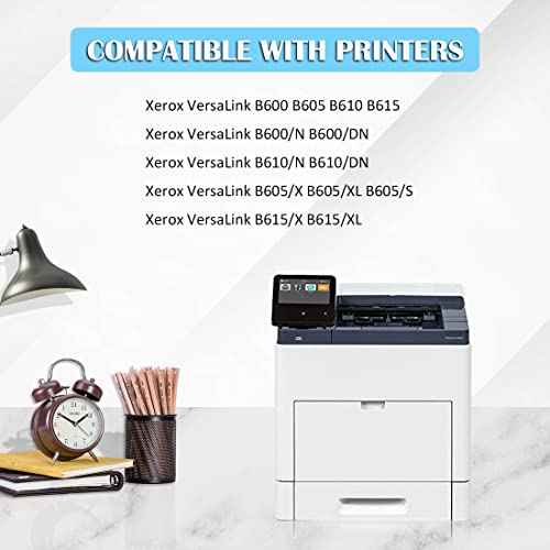 B600 B605 B610 B615 Toner Cartridge10300 Pages Remanufactured for Xerox VersaLink B600 B605 B610 B615 Laser Printers 106R03940 Standards Capacity Black