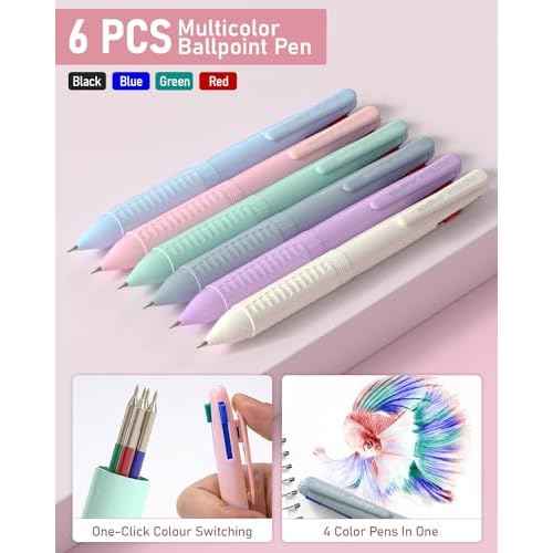 Nicpro 78 PCS Aesthetic School Supplies with Cute Pen Case, 12 Pastel Highlighters, 12 Color & Black Ink Gel Pens, 10 Mechanical Pencils 0.5, 0.7, 0.9, 2.0 mm, 6 Ballpoint Pen for Student Stationary