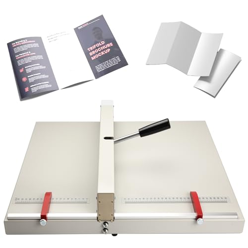 CHENNTAI 18-Inch Desktop Paper Creasing Machine for Business & Craft Folders