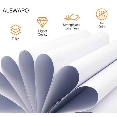 White Cardstock 8.5 x 11, 40 Sheets Card Stock, 75 LB/200 GSM Thick Copy Paper, Cardstock Printer Paper for School & Office Supplies, Art, Watercolo, Craft, Drawing, Invitations, Menus, DIY Cards