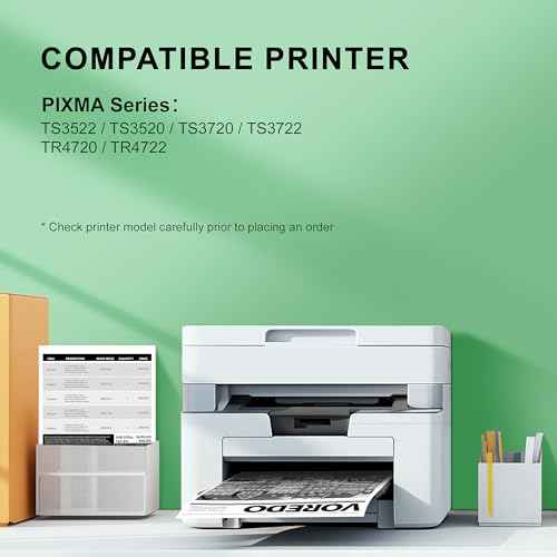 PG-275 XL Black Ink Cartridge PG-275XL for Canon 275 Black Ink 275XL Ink Cartridges for Canon Printers Pixma TR4720 TS3722 TS3500 TS3520 TS3522 TR4700 TR4722 TS3720 (2 Black)