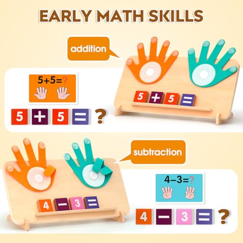 MOTREE Preschool Math Manipulatives Set for Early Learning & Counting