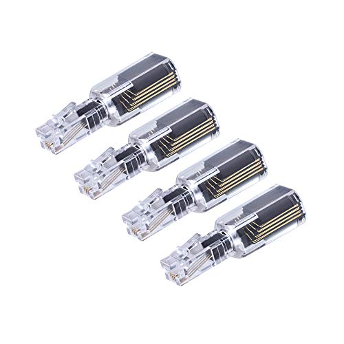 YOLISTIC 4 Pack 360° Phone Cord Detangler for Landline Phones - Black