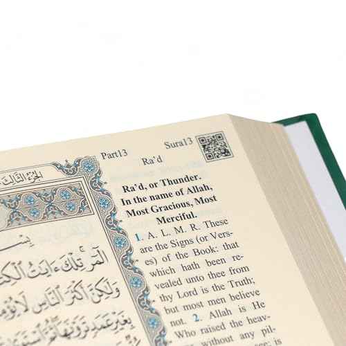 FURKAN English Translation of The Noble Qur'an Large Size (English and Arabic Editions), Al Quran Al Karim, Islamic Gift, Gift for Women, (6.7x9.5¡È) Thermo Leather Covered Quran - Silver