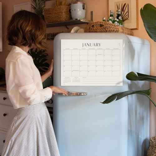 Jotsome Magnetic Calendar for Refrigerator 2025-2026, Monthly Fridge Calendar From Now to December 2026 14x10.5 inch, Easy Planning (Horizontal)