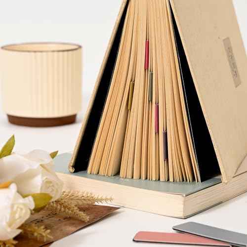 84PCS Magnetic Bookmarks Book Mark, 12 Colors Magnet Bookmark Clips Bulk, Cute Gifts Book Marks for Reading Women Men, Bookmarks for Book Lovers