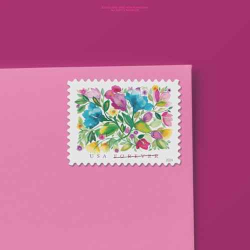 Celebration Blooms 2024 (Sheet of 20) First-Class Mail Forever Postage Stamps