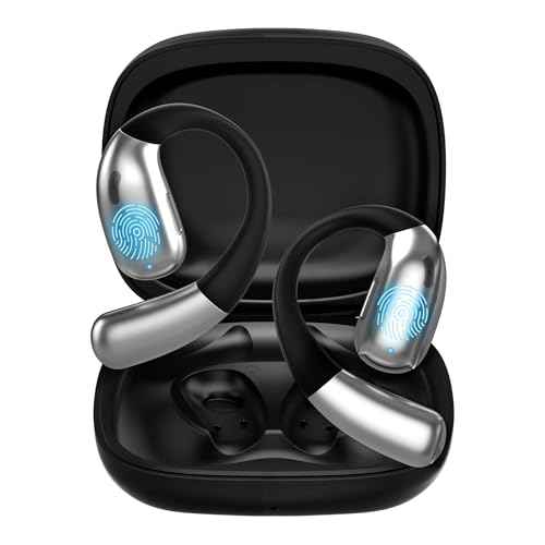 AI Translation Earbuds Real Time, 147 Languages Smart OWS Bluetooth Earbuds Translator, Audifonos Traductores Ingl?s Espa?ol, Translator Device for Business, Travel and Study, with ChatGPT, Black