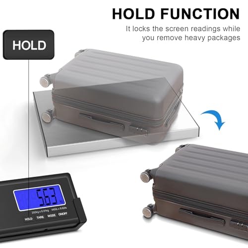 THINKSCALE 440lb Digital Shipping Scale Wireless LCD with 10g Accuracy