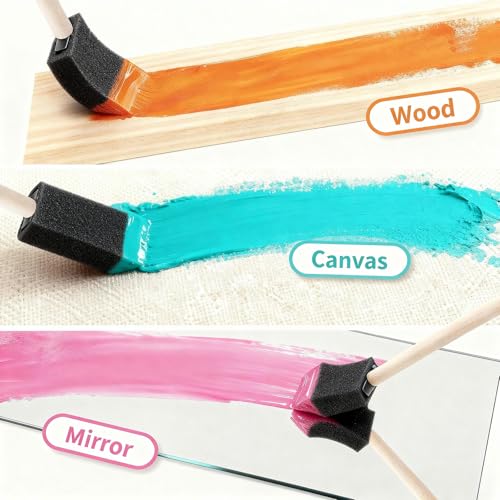 MOIKKA-GC 12PCS Foam Paint Brush Set 1