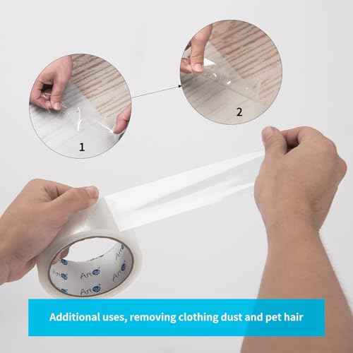 Art3d 24 Rolls Carton Sealing Tape Heavy Duty, 1.88" x 55 yds, 2 mil Thick