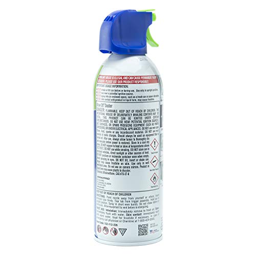 Air Duster Spray 10oz - Compressed Gas Can for Electronics & Cleaning