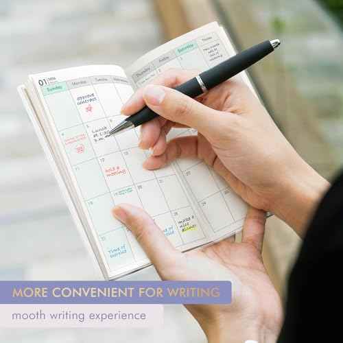 Pocket Calendar 2026-2027 for Purse,Small Pocket Planner 2026-2027 for Purse 3.5¡¿6.5In,24 Month Organizer from Jan 2026- December 2027 Mini Planner with Pvc Cover for Organizing & Planning