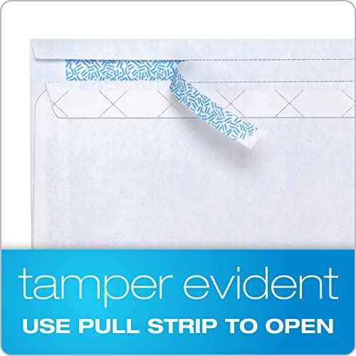 Columbian #8 5/8 Security Envelopes, 500/Box, Double Window, 3-5/8" x 8-5/8", Release & Seal Self Seal, SimplySafe Tamper Evident, White (COLO156)